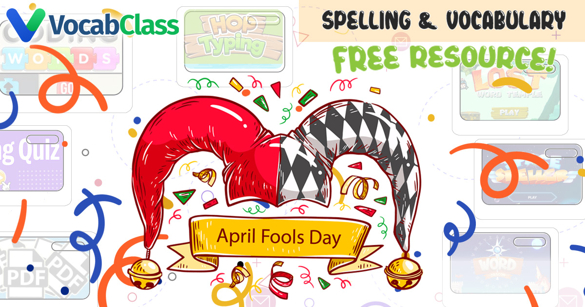 April Fool's Day word lists